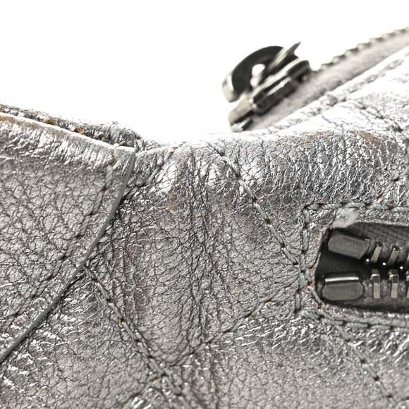 Chanel Metallic Calfskin Quilted Banane #234468C19B - Picture 10 of 12